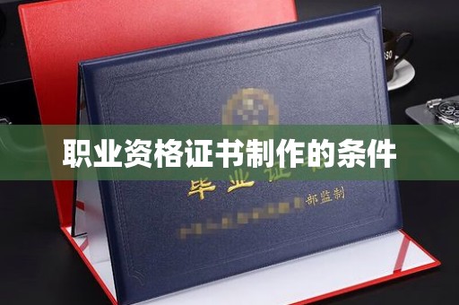 申扎职业资格证书制作的条件