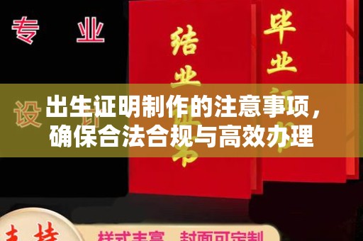 申扎出生证明制作的注意事项，确保合法合规与高效办理