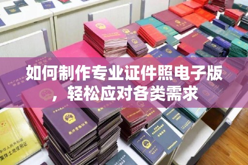 申扎如何制作专业证件照电子版，轻松应对各类需求