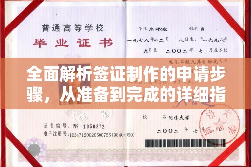 申扎全面解析签证制作的申请步骤，从准备到完成的详细指南